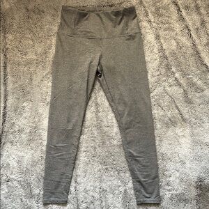Gray Striped Athletic Leggings!